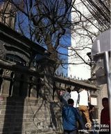 组图：袁莉与外籍老公西式婚礼现场图