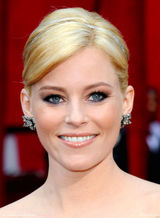 高清图：奥斯卡红毯 伊丽莎白-班克斯长裙似孔雀