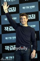 组图：汤姆克鲁斯出席《侠探杰克》韩国发布会