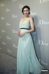 组图：章子怡红裙喜庆气场胜倪妮 李嘉欣深V抢镜