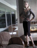 组图：查理兹-塞隆登《ELLE》封面展优雅气质