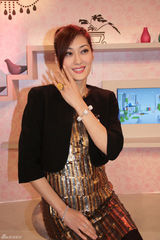 高清图：孟广美人逢喜事精神爽 主持事业迎来新高峰