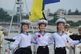 组图：朝鲜海军文工团女兵曝光 被指质量高