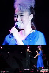 组图：黎瑞恩慈善个唱开锣 开心落泪唱经典