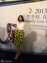 组图：张歆艺投身国际微电影  展现真我生活