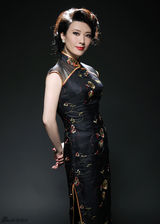 组图：王静古典风写真尽显女人风情