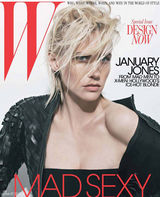 组图：詹纽瑞-琼斯登杂志封面 酷炫出镜秀美腿