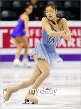 组图：金妍儿世界花样滑冰锦标赛短节目居首