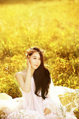 高清组图：王菲菲唯美演绎希腊女神风情