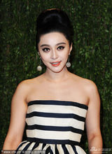 组图：李冰冰范冰冰奥斯卡派对相聚盛装合影