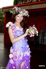 组图：卫诗复工化身伊甸娃娃 参演新片坦言很开心