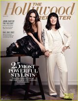 组图：女星携手造型师拍写真 幕后推手曝光