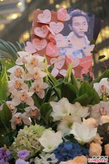 组图：张国荣逝世11周年 歌迷文华酒店悼念哥哥