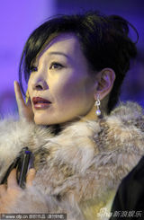 组图：北极光电影节圣彼得堡开幕 陈冲低胸裙秀乳沟