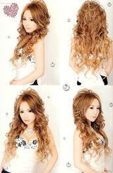 幻灯图集：桃华绘里秀时尚卷发