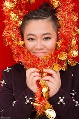 高清图：好声音学员齐贺新春合家欢