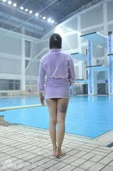 组图：江苏卫视《星跳水立方》艺人训练图