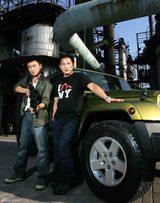 高清组图：《四大名捕》开特训班 王宝强练神技