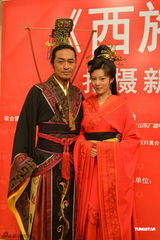 组图：《西施秘史》发布会 马景涛演绎“马氏咆哮”