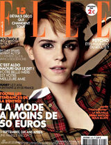 组图：艾玛-沃特森登《ELLE》封面 短发俏丽