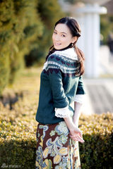 组图：黄小戈推春意写真气质清雅