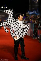 组图：金马红毯群星闪耀 舒淇深V亮胸性感爆棚