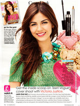 组图：维多利亚-嘉丝蒂登封面笑容甜美