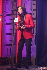 组图：范晓萱劲装登时尚场 避谈小S代言风波