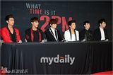 组图：韩团2PM亚巡最终站首尔发布 成员唱新曲