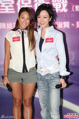 组图：李若彤李丽珍陈慧珊亮相曾志伟新剧发布