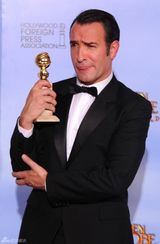 高清图：让-杜雅尔丹获最佳电影喜剧类男主角