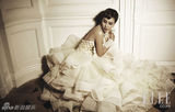 幻灯图集：张东健女友婚纱写真 高小英华贵气质出众