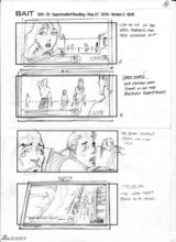 高清图：《大海啸之鲨口逃生》手绘剧本曝光