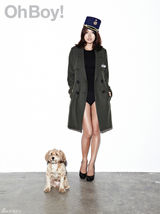 高清组图：李孝利携爱犬上阵拍写真 引领今冬时尚