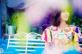 组图：李菲儿夏日写真宛如花间精灵