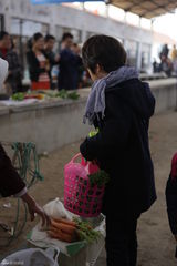 组图：《爸爸去哪儿》难度升级 小朋友独立买菜