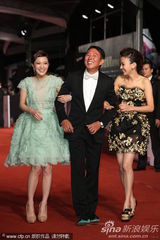 组图：《爱》导演钮承泽携郭采洁与陈意涵亮相