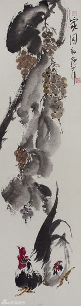 组图：倪萍首开个人画展 众多国画作品曝光