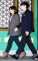 组图：韩国众星出席刘智泰金孝珍结婚典礼