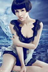 组图：贾青冷艳性感写真曝光 新戏变身打女