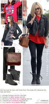 组图：明星爱街拍第一期 初秋装扮VS时装周