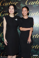 组图：林青霞典雅亮相活动 徐子淇白裙显高贵