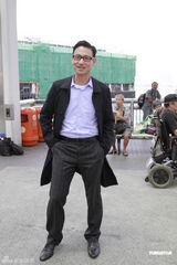 组图：张学友参加开机仪式 拍新戏全因友情