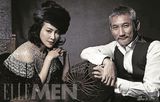 组图：徐克刘嘉玲《ELLEMEN》复古大片惺惺相惜