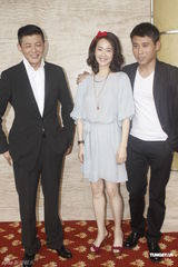 组图：《玫瑰炒肉丝》媒体探班 赵阳李乃文有默契