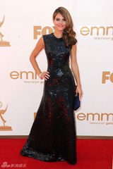 组图：第63届艾美奖红毯女星斗艳之黑色礼服篇