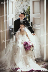 组图：孙茜蔡远航拍婚纱照 8月4日步入婚礼殿堂