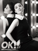 组图：梅婷杂志双封面大片 造型复古气质高贵