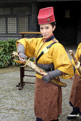 组图：《带刀女捕快》无锡探班 佘诗曼捕快造型曝光