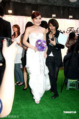 组图：梁静茹台北婚宴秀恩爱 前男友玛莎未出席